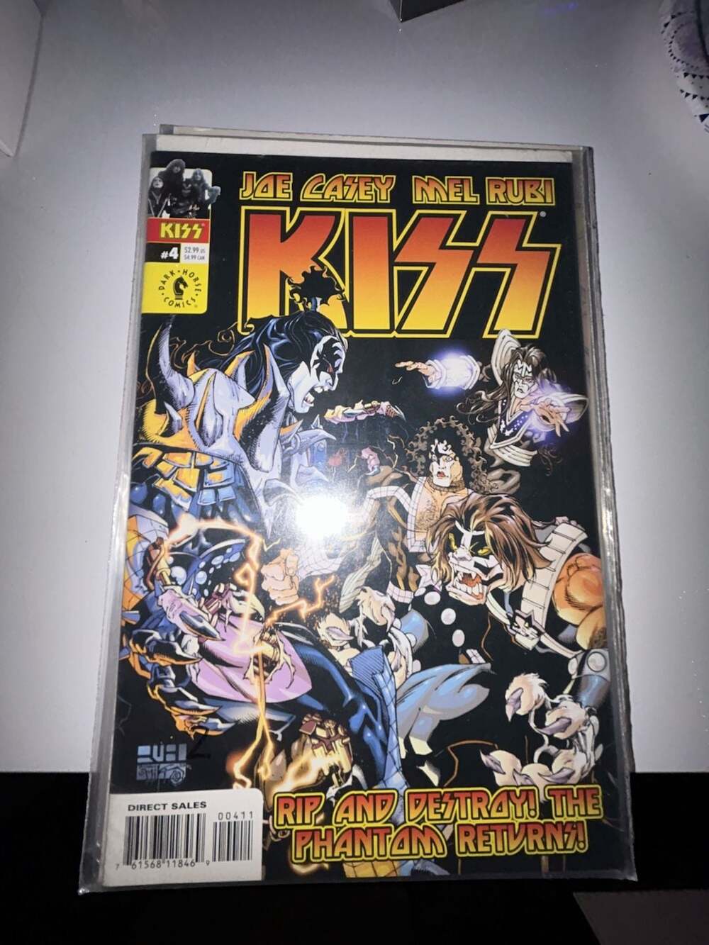 Dark Horse Comics KISS #4 Rip and Destroy The Phantom Returns!